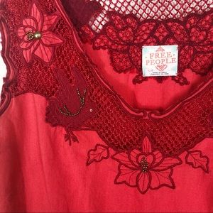Free people embroidered dress